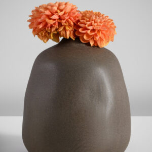 7.5in Tall Atelier Nature Tan Ceramic Vase